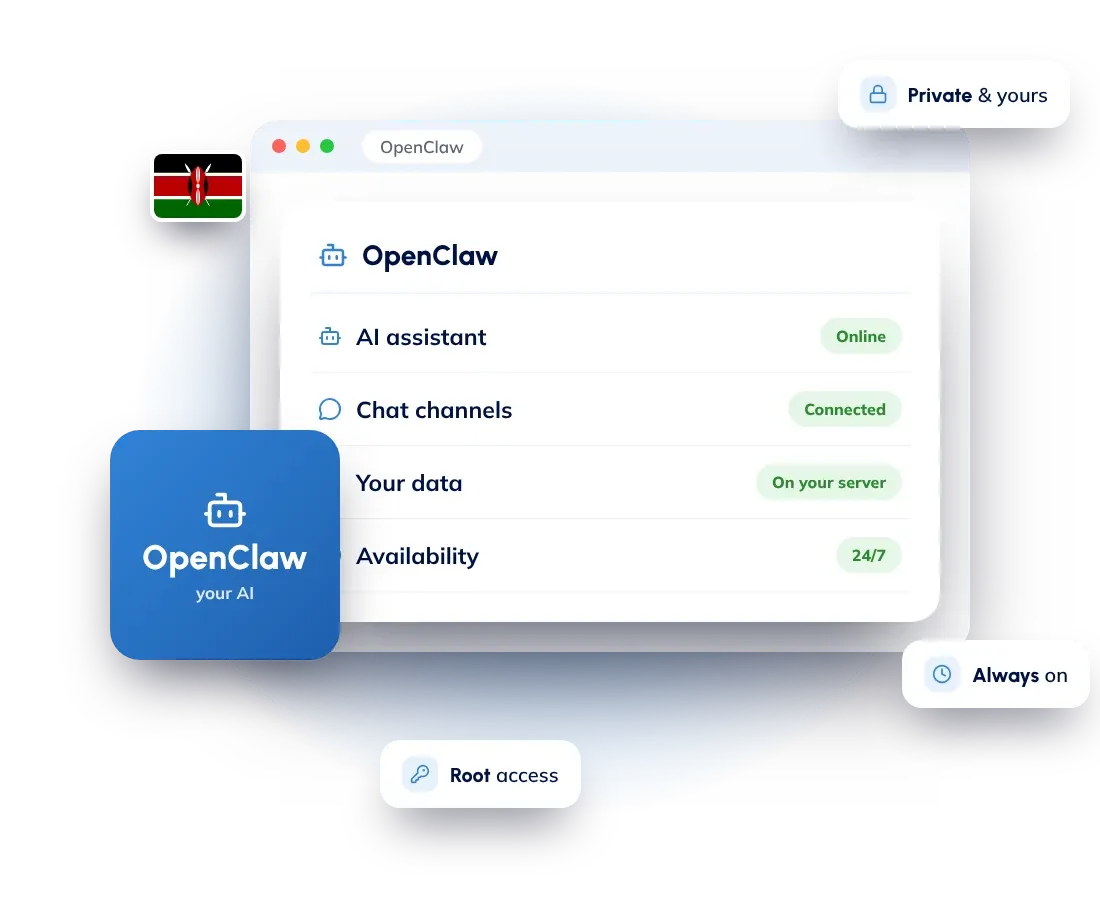 OpenClaw hosting in Kenya: a self-hosted AI assistant on your own VPS