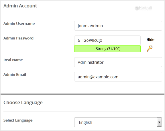 How to Install Bolt via Softaculous in cPanel? - Bolt install screen2