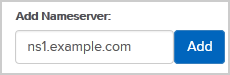 How to update DNS Nameservers at Name.com? - adding nameserver namecom