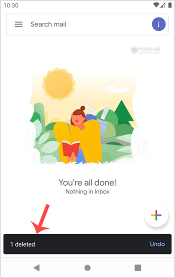 How to delete cPanel email in your Android mobile? - android email deleted cpanel