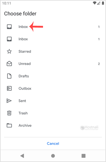 How to read cPanel emails on your Android mobile? - android inbox cpanel setup email