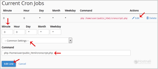How to Edit or Delete Cronjob via cPanel? - cronjob edit