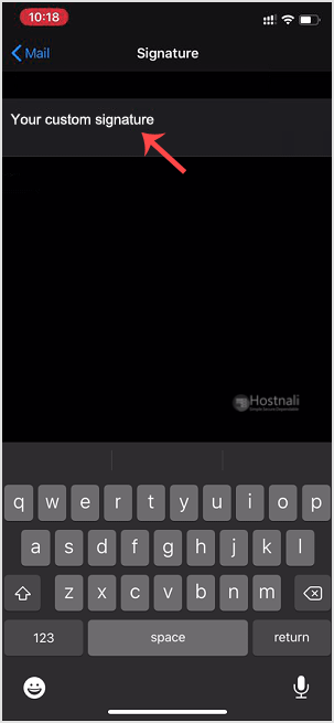 How to Change the Signature of an Apple/iOS (Sent from my iPhone)? - customize apple ios signature