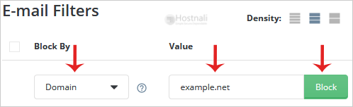 How to block a spammy domain using Spam Filters in DirectAdmin? - da block spamdomain