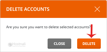 How to Remove an FTP User account from DirectAdmin? - da ftpuser delete confim