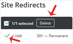 How to remove a redirect from your website in DirectAdmin? - da redirect site remove