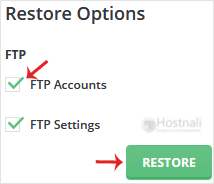 How to Restore a Backup you Generated Earlier in DirectAdmin? - directadmin restore chk