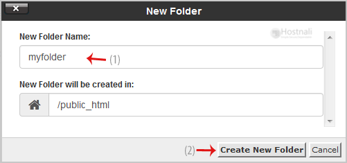 How to create a new folder or files in the cPanel File Manager? - filemanager create folder
