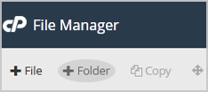 How to create a new folder or files in the cPanel File Manager? - filemanager newfolder