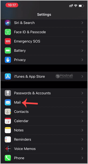 How to Change the Signature of an Apple/iOS (Sent from my iPhone)? - ios settings mail option