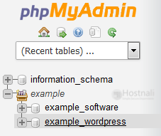 How to export database table via phpMyAdmin in cPanel? - phpmyadmin db list