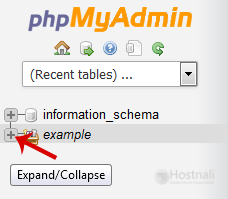 How to export database table via phpMyAdmin in cPanel? - phpmyadmin expand db
