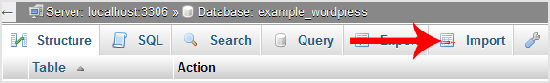 How to import database via phpMyAdmin in cPanel? - phpmyadmin import