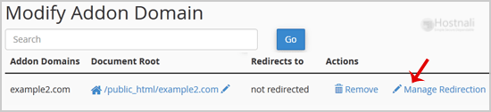 How to Redirect an Add-on Domain? - redirect addon