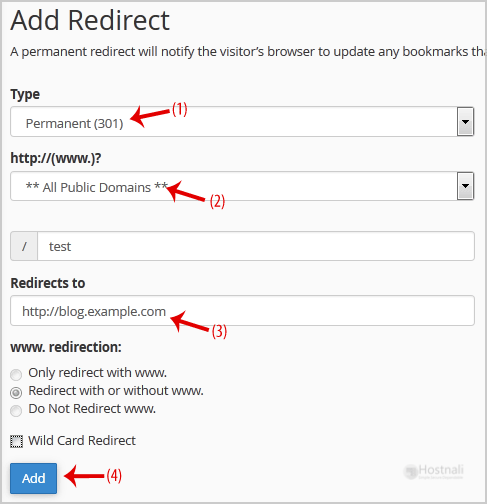 How to Redirect your website to any page or external domain? - redirect config