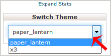 How to Change cPanel Style/Theme? - retro theme switch