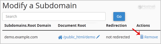 How to Remove a Subdomain in cPanel? - subdomain remove