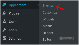 How to Install a New Theme in WordPress? - wp dashboard apperance themes
