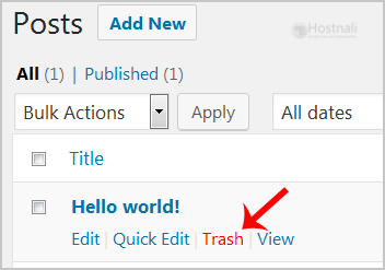 How to remove sample comments, posts on a new WordPress blog? - wp ft remove post
