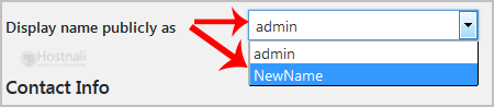 How to Change the Display Name of a WordPress User Account? - wp nick name dpchange