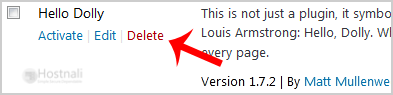 How to Deactivate and Delete a Plugin in WordPress? - wp plugin delete hellodolly