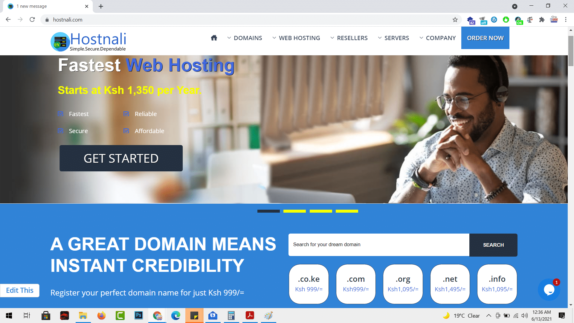 Web hosting in Kisumu