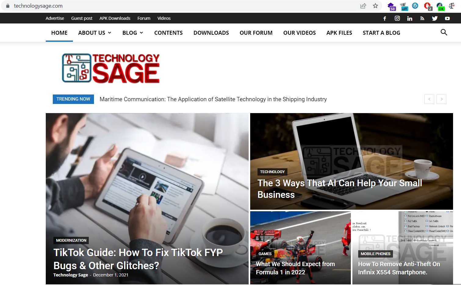Technology Sage Website