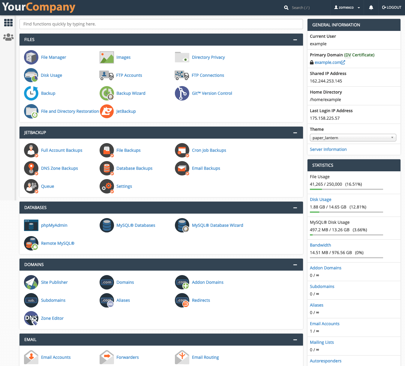 cPanel Features - cpanel