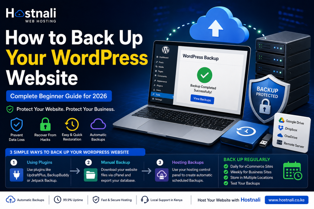 How to Back Up Your WordPress Website 1 How to back up your WordPress site