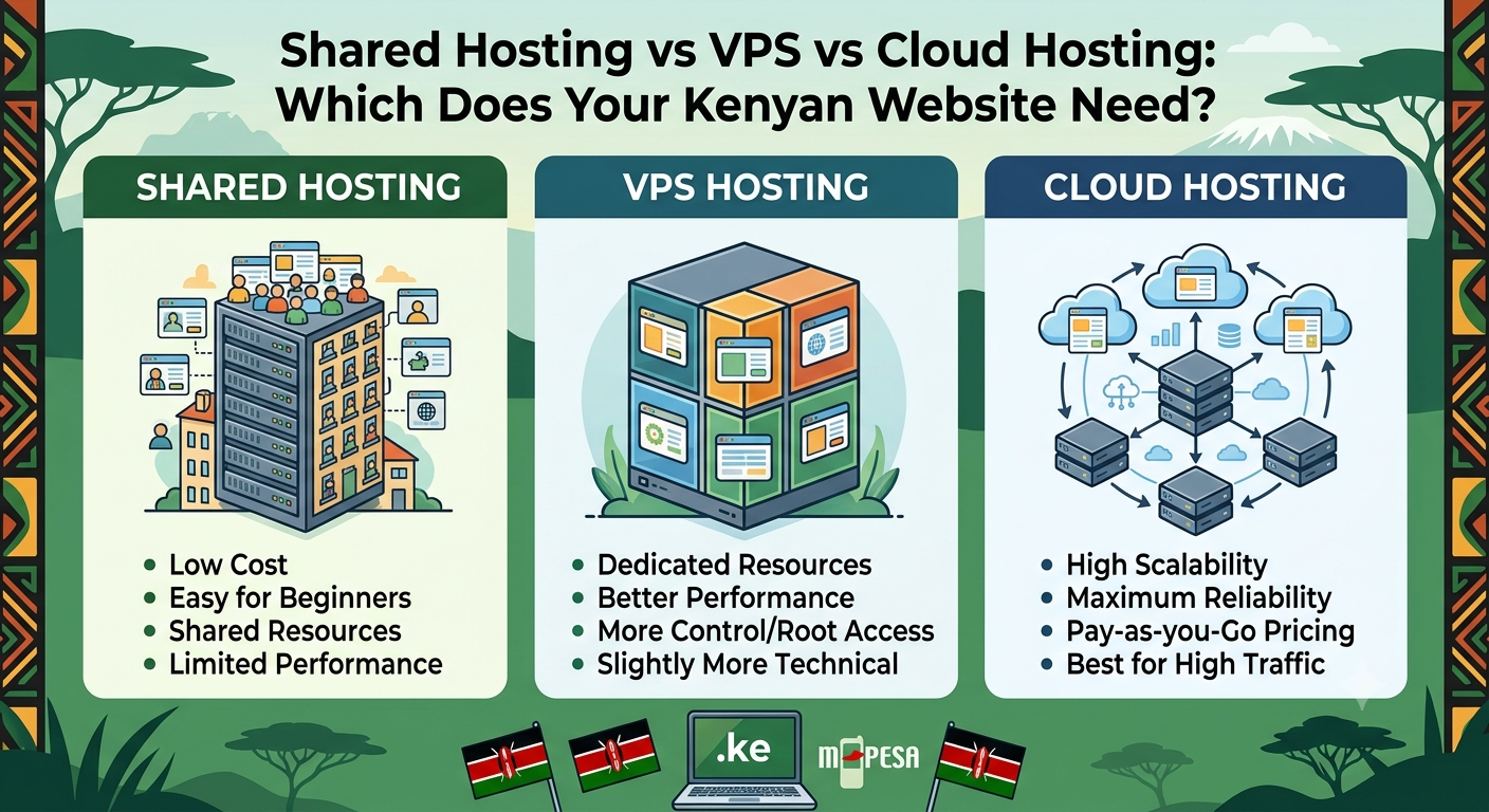 Shared Hosting Vs VPS Vs Cloud Hosting: Which Does Your Kenyan Website ...