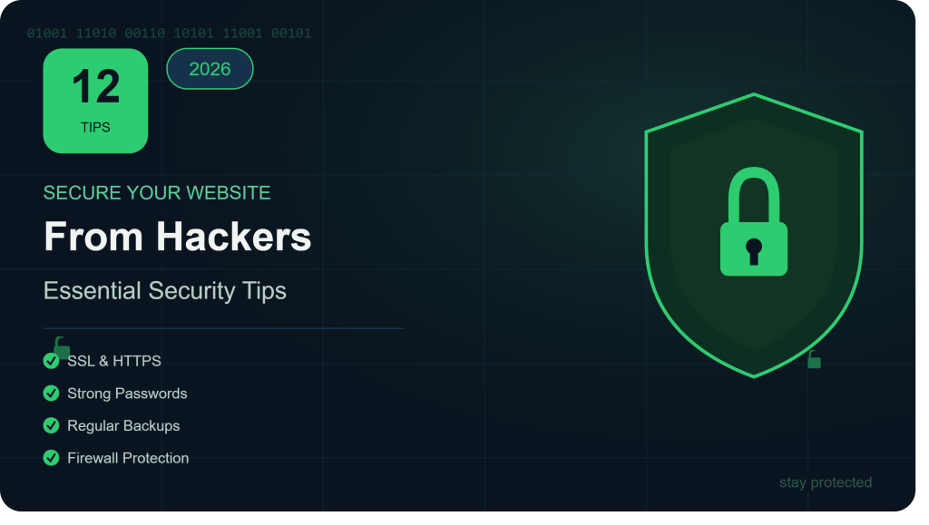 How to Secure Your Website From Hackers: 12 Essential Website Security Tips for 2026 1 How to Secure Your Website From Hackers