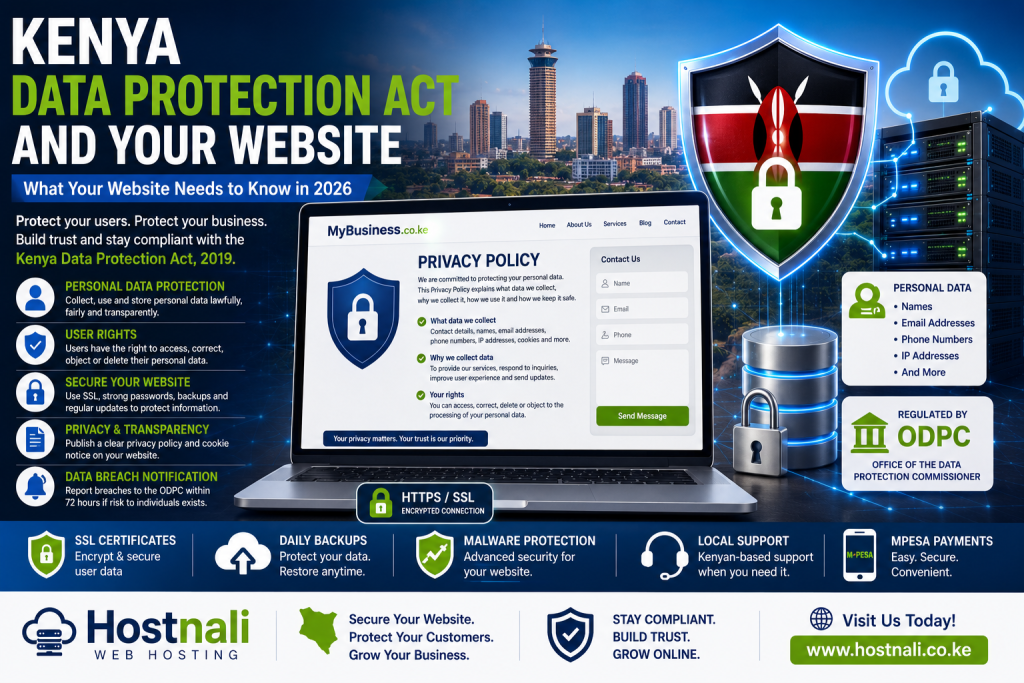 Kenya Data Protection Act and Your Website