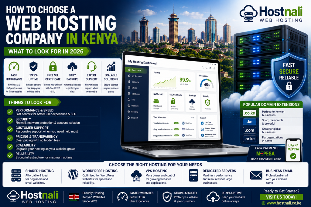 How to Choose a Web Hosting Company in Kenya