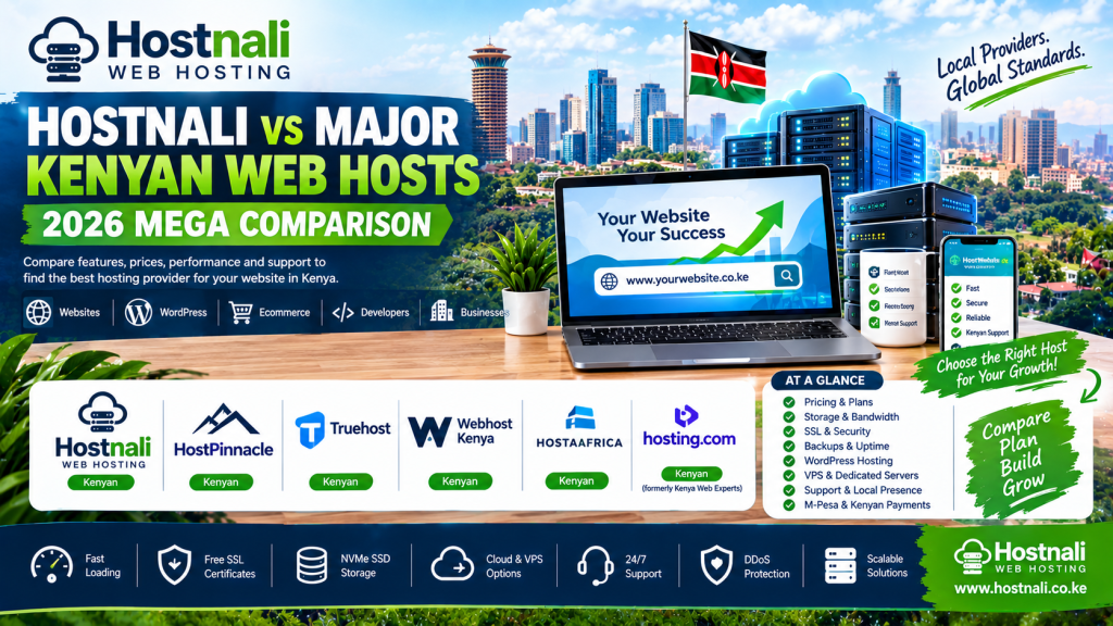 Hostnali vs Major Kenyan Web Hosts: Mega Comparison